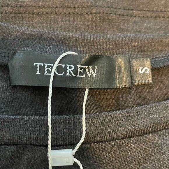 Halogen Back Keyhole Tank Top Grey Beluga Lightweight Knit Sleeveless Crewneck S - Picture 6 of 9